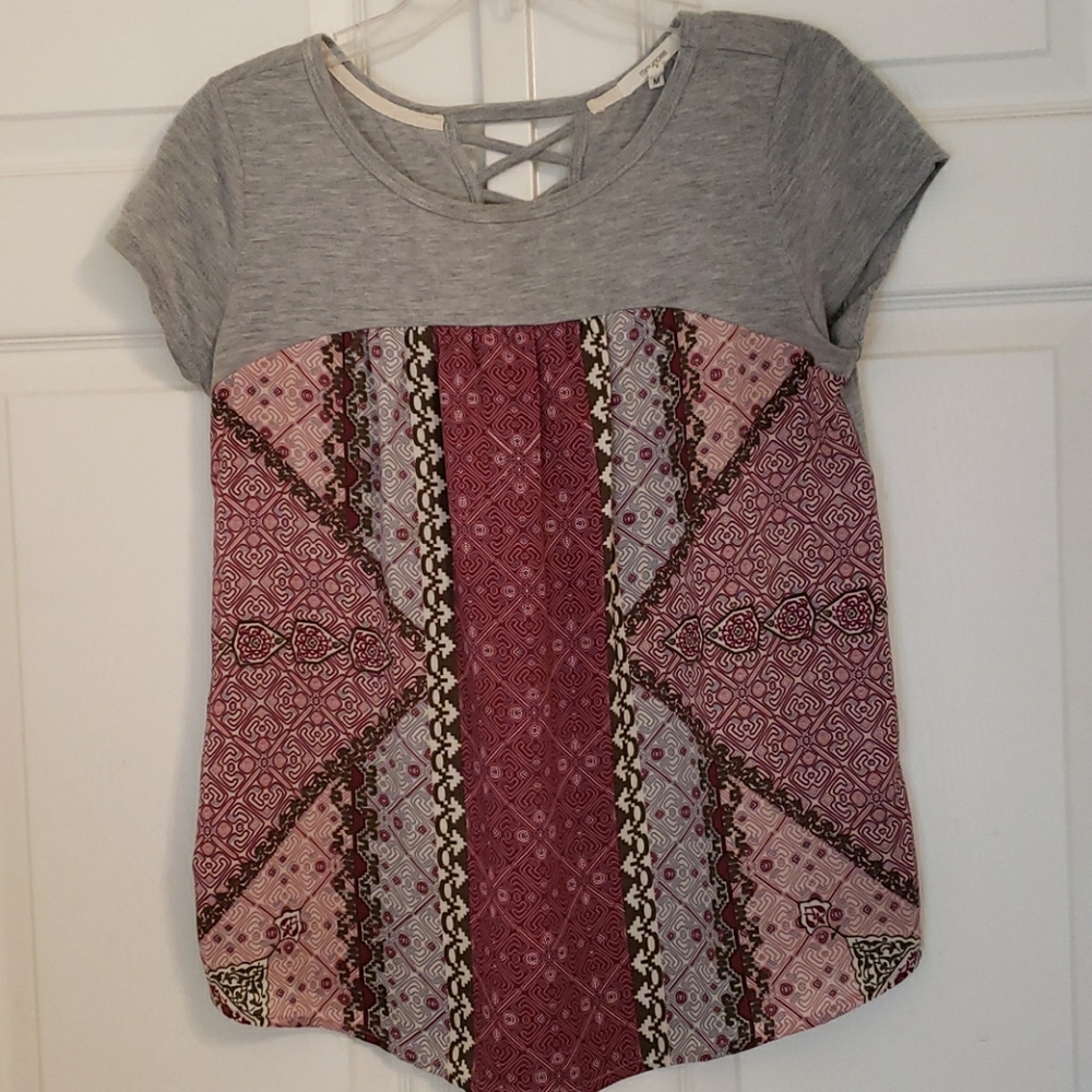 Multi colored shirt